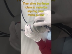 Περιστροφικός σύνδεσμος τυφλού άξονα, δακτύλιος ολίσθησης, ενσωματώνει σήμα ισχύος και κωδικοποιητή