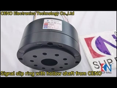 Signal slip ring with hollow shaft