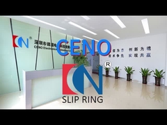 Κατώτατη θερμοκρασία 100M Ethernet Pancake Slip Ring Collector με IP51 & 300RPM