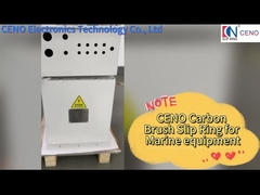 Υψηλής τάσης δαχτυλίδι ολίσθησης βουρτσών άνθρακα IP54 με τη δέσμευση της θέσης για τη θαλάσσια εφαρμογή