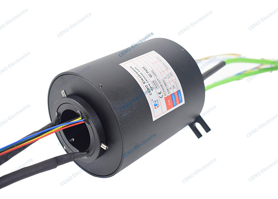 0 - 10rpm δαχτυλίδι ολίσθησης σημάτων με 2 την ομάδα Gigabit Ethernet για τη βιομηχανική εφαρμογή