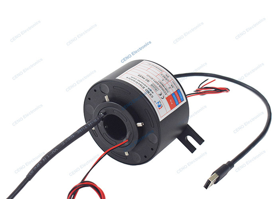 USB 2.0 σήμα δαχτυλίδι γλιστρίσματος με διάνοιξη 25mm για προσομοιωτή κίνησης