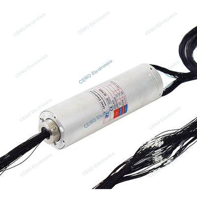 Υψηλής ταχύτητας δαχτυλίδι ολίσθησης με 1800rpm και πολλαπλά κανάλια 80 κυκλώματα σήμα ομοάξιο