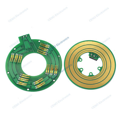 Δακτύλιος ολίσθησης τύπου PCB Pancake με ηλεκτρική ισχύ και σήμα CAN για ρομποτικούς βραχίονες