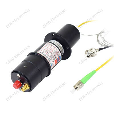 Opto-Electric Hybrid Slip Ring με 1 fiber & 1 coax RF