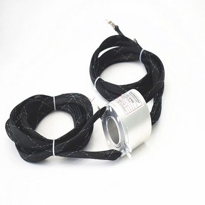 24VDC 38.1mm εσωτερικό άντεξε το περιστροφικό κοινό δαχτυλίδι ολίσθησης με τη δύναμη μεταφοράς